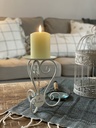 Chandelier Blanc antique 20cm