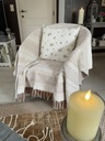 Housse de coussin motif floral - 45x45cm