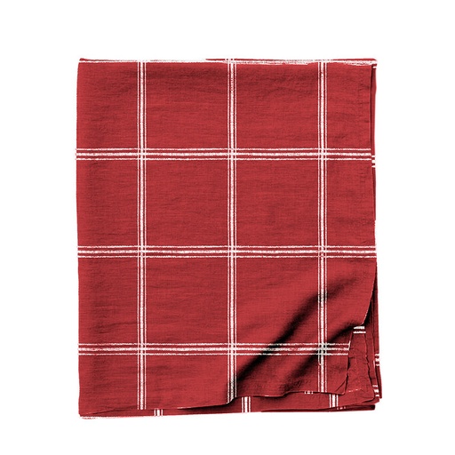 [423304] Nappe Alma Rouge / Blanc