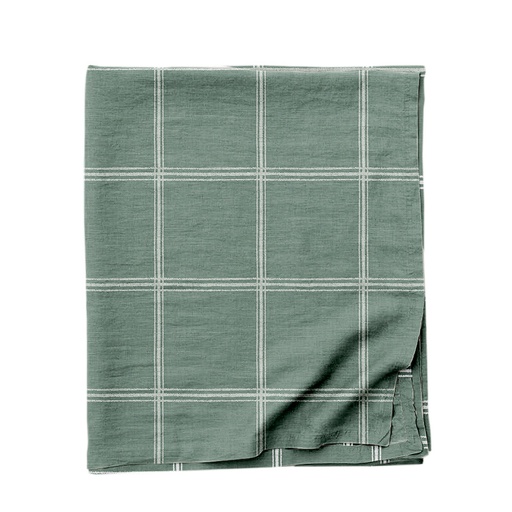 [423305] Nappe Alma Vert/Blanc