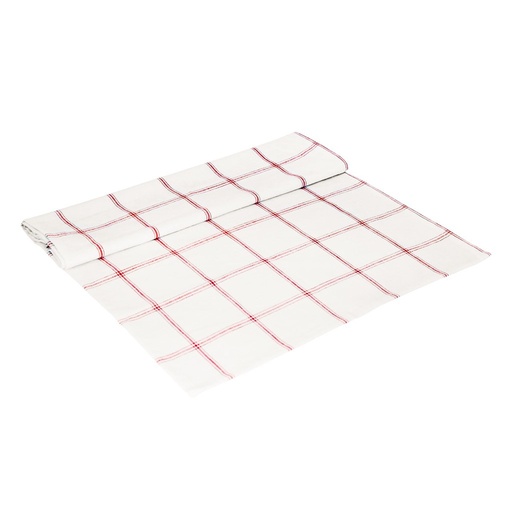 [423401] Chemin de table Alma - Blanc/Rouge