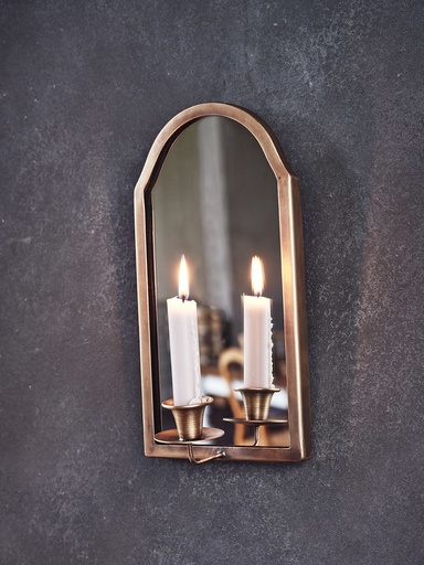 [505606] Applique murale pour bougie avec miroir