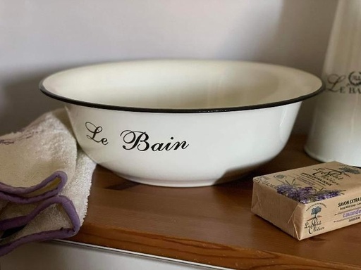 [51223] Bol lave-mains en émail - 32cm