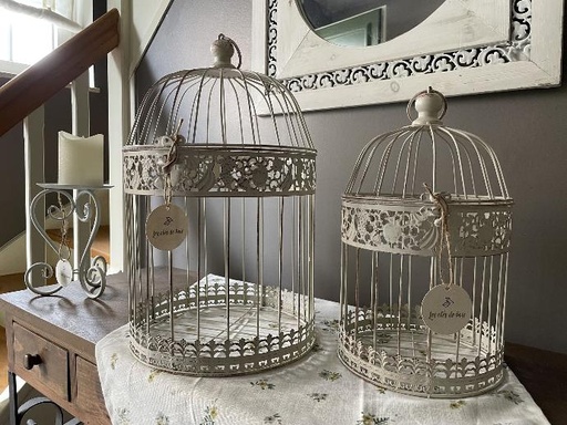 [94521] Ensemble de deux cages à oiseaux
