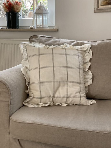 [420505] Housse de coussin Alma vert - 45x45 cm